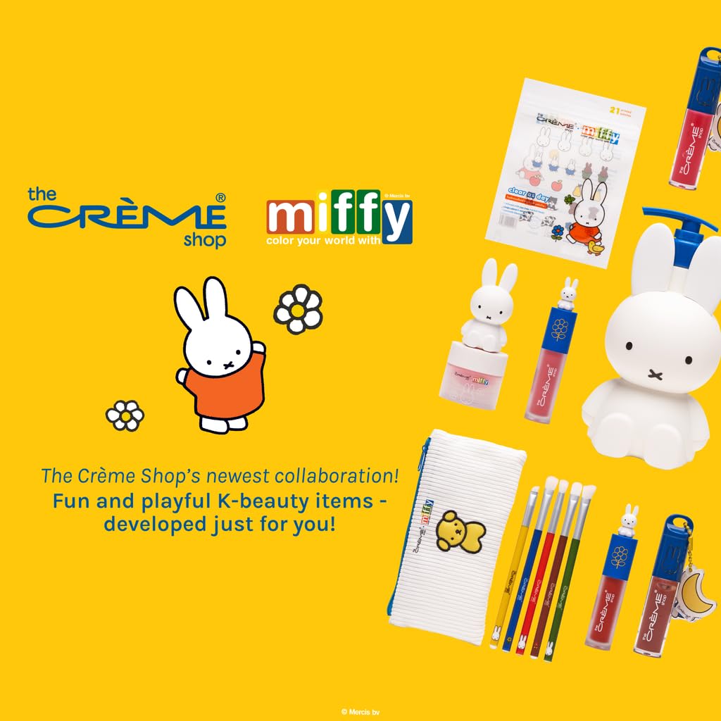 The Crème Shop x Miffy On-The-Go Compact Mirror, Dual-Sided HD